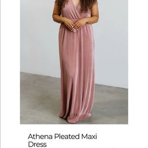 Baltic Born Athena Pleated Maxi Dress